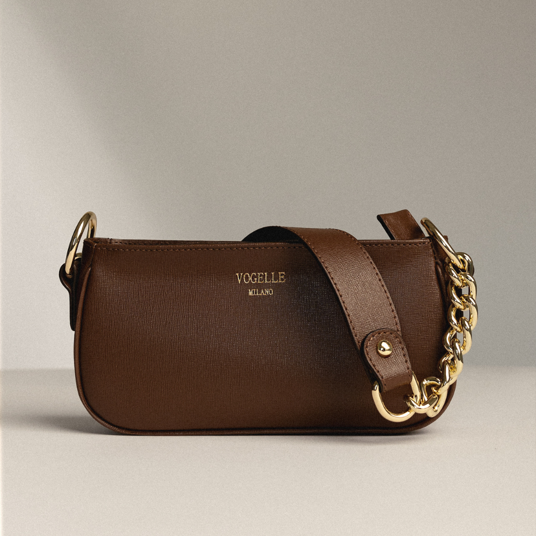 Chain Shoulder Bag - Espresso – Vogelle