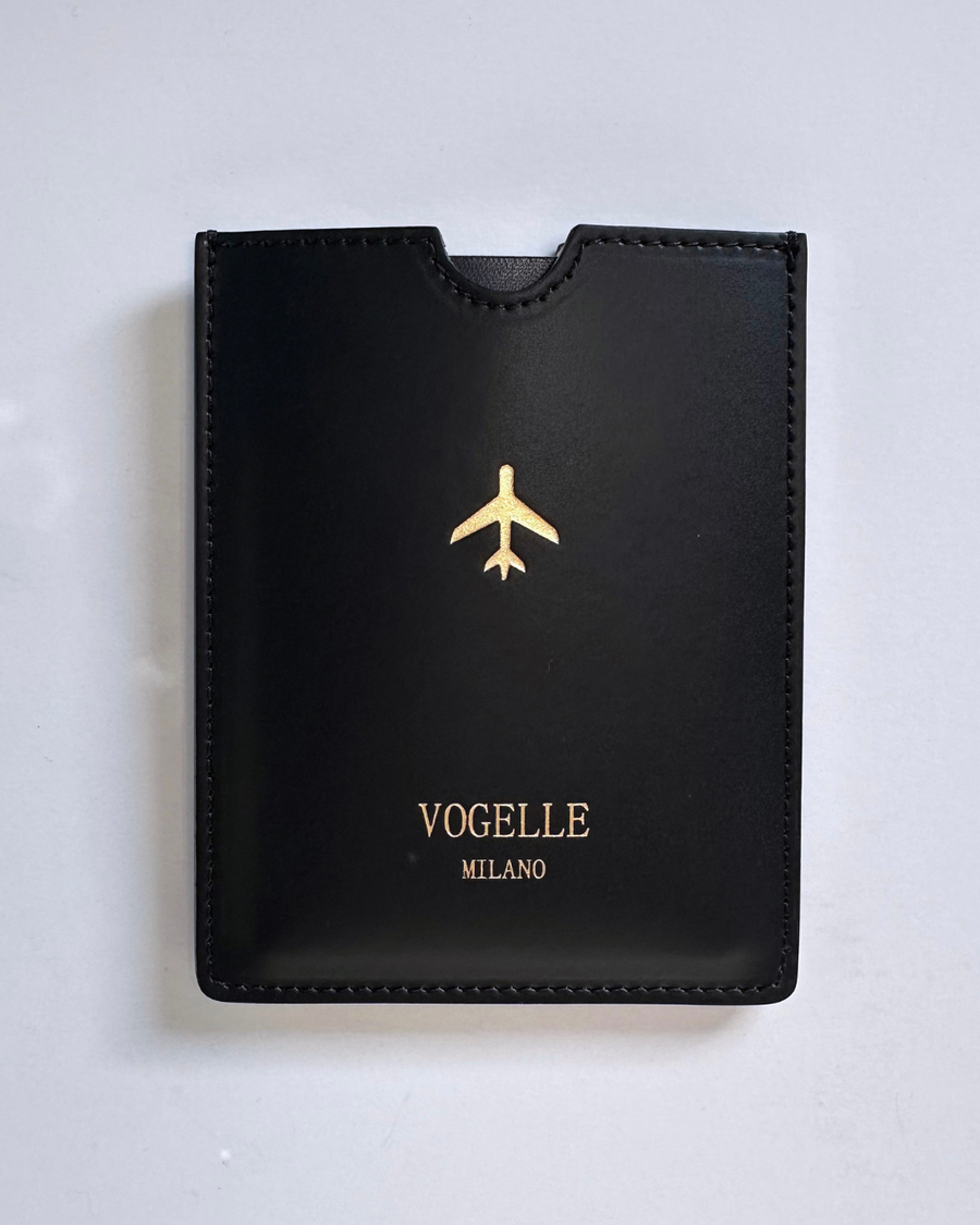 Passport Cover - Jet Black