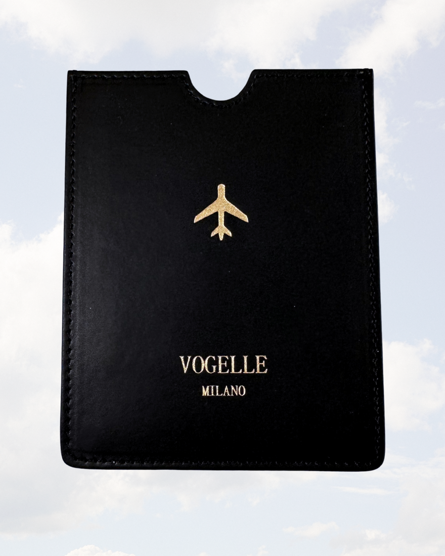Passport Cover - Jet Black
