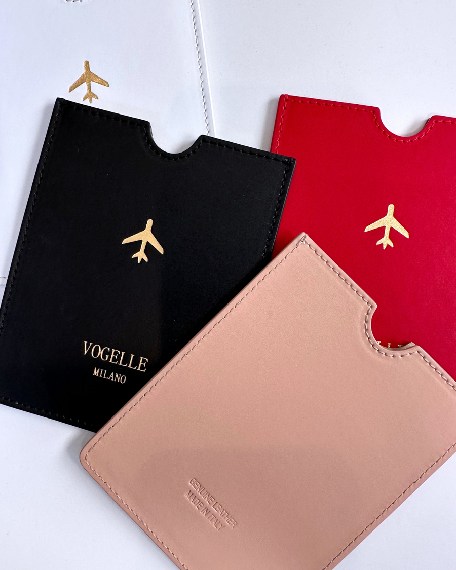 Passport Cover - Jet Black
