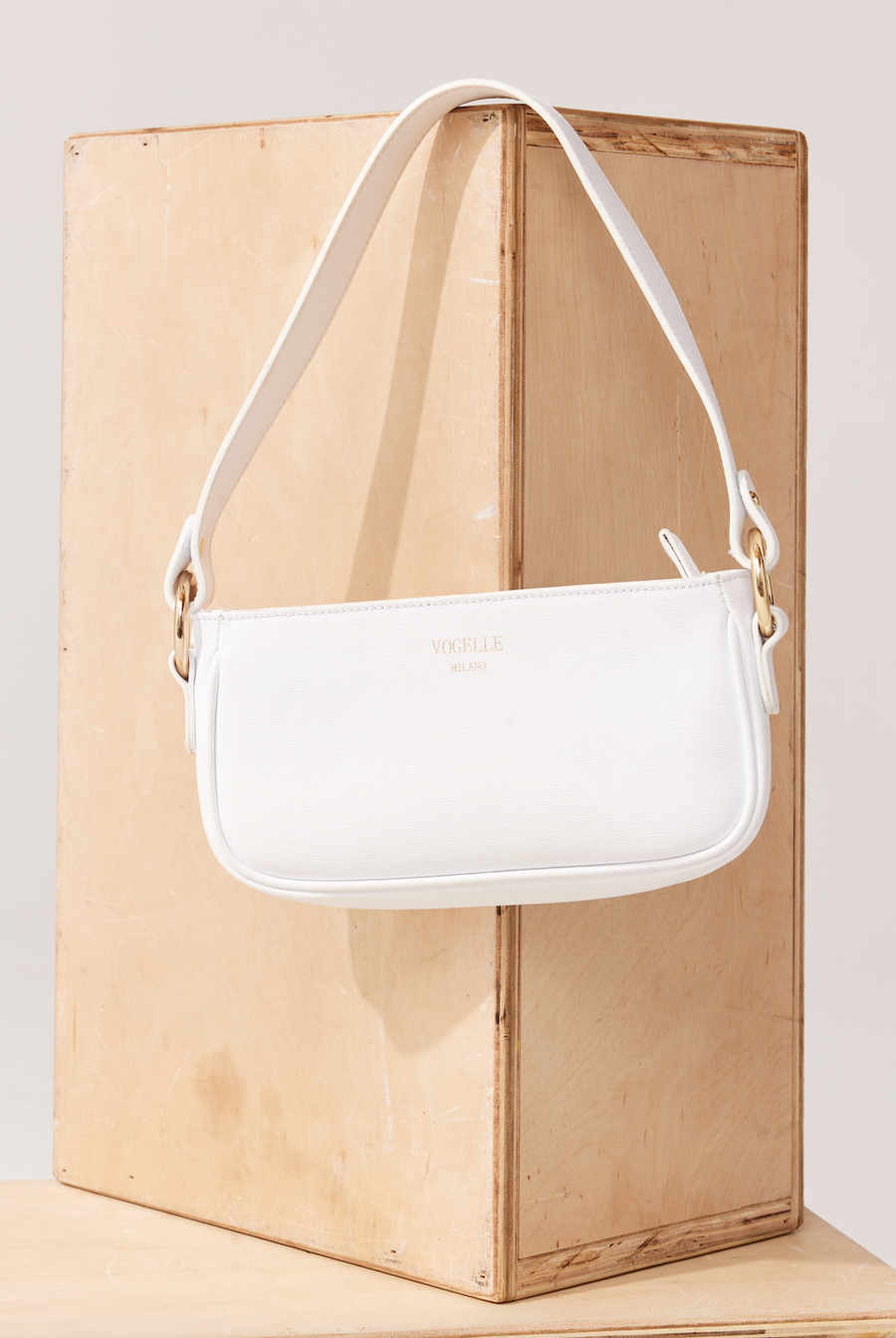 Original Leather Shoulder Bag - White